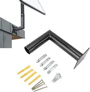 Mounting Kit, Satellite Dish Mount, Short Wall Mount Bracket, Iron Roof Mount, Internet Pole Mount for Tower