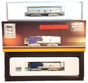 Marklin Z Mini Club 88601 EMD F7A & 82600 F7B AT&SF Blue Diesel Set wCC (tested)