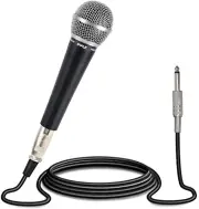 Microfono Para Karaoke Dinamico De Mano Con Cable Profesional