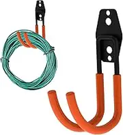 Heavy Duty Garage Hooks for Hanging,Wall Tool Storage Hooks for Hanging in Garage (Orange, Wave Hook)