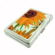 Vincent Van Gogh Sunflowers D 7 Cigarette Case Built in Lighter