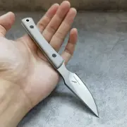 Small Scalpel Fixed Blade Hunting Knife w/ Sheath Outdoor EDC Fishing Camping