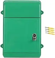 Generic Space-Saving Wall Mailbox with Wide Opening Design, Green