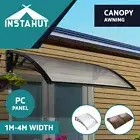 Instahut Window Door Awning Door Canopy Outdoor Patio Awning 1-4M DIY Cover