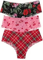 [Victoria's Secret] Pink Cheekster Panty Set of 3