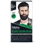 Nisha Beard Colour For Men, Original Black, 100% Grey Coverage, No Ammonia, No S