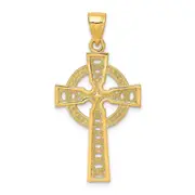 10k Yellow Gold Iona Cross Pendant