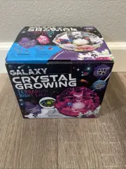 Galaxy Crystal Growing Terrarium Night Light Kids Science LED Light New In Box