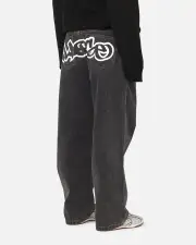 [X-LARGE] X-large Mark Bull Denim 91 Pants Washed Black - Size 36 36 Washed Black