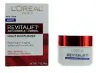 L'oreal Paris Night Revitalift Anti-Wrinkle & Firming Moisturizer 1.7 oz NEW BOX