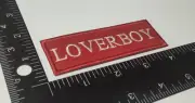 Loverboy Patch Music Band Patch Iron On Sew On Patch High Quality Original