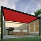 PATIO 8-15FT Red Sun Shade Sail Straight Edge Rectangle UV-Anti for Canopy