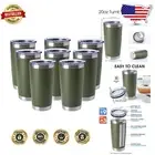Durable 20oz Double-Wall Coffee Mugs - Perfect for Hot & Cold Drinks, 8 Pack