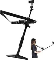 YELANGU Outdoor Walking Live Streaming Bracket Video Rig Holder Stabilizer, Compatible with Android iPhone Tiktok YouTube Live Streaming