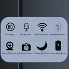 Wireless Doorbell Camera Ring Video Doorbell Camera 1080P Hd 2 Way Audio Mot AUU