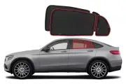 Snap Shades for Mercedes-Benz GLC Coupe 1st Gen Car Rear Window Shades (C253;...