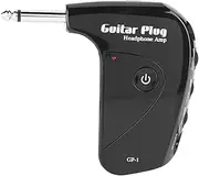 Guitar Plug Headphone Amplifier Amp with Classic British Distortion Effect, Plug and Play, Portable and Lightweight for Practice