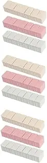 Healeved 3sets Push Pill Box Weekly Pill Weekly Daily Tablet Case Medicine Storage Travel Portable Week Long Medicine Compartment Travel Compartments Seven Plastic Pp White 3pcs*3