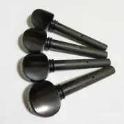 1/2 Violin Ebony Wood Pegs Swiss Model String Hole Drilled New High Quality