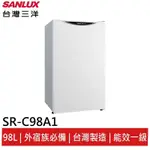 SANLUX台灣三洋98L 1級能效單門小冰箱 SR-C98A1