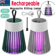 Electric Mosquito Killer Lamp Portable LED Light Fly Bug Insect Trap Zapper