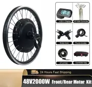 20-29 inch 700C 2000W Electric Bicycle Wheel Hub Motor Conversion Kit For MTB