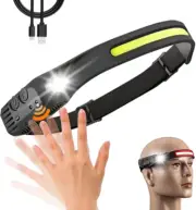 New Led Odelfi Strip Light Pro Headlamp with Motion Sensor&Spotlight Lightweight