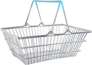 Mini Decorative Iron Basket with Handle for Compact and Shopping Cart for Playtime and Storage for Parties and Mini House Decor