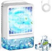 Portable Air Conditioners Ice Fan That Blow Cold Air USB Mini Air Conditioners 3