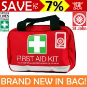 NEW St John Ambulance First Aid Kit Small Family Work Travel Car Bag COMPLIANT
