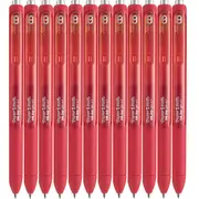 Papermate Box 12 Inkjoy Gel Pen Retractable Medium 0.7mm (Red)