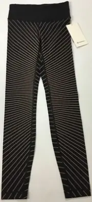 Lululemon Women Speed Wunder Tight 28” *Reflective LW5BGQS HBAZ Black Size 2