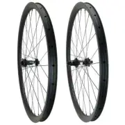 29er XC MTB Carbon Fiber Wheels Asymmetric Tubeless Clincher Bicycle Wheelset