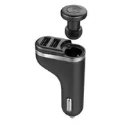 2 In 1 Dual Usb Wireless Bluetooth Earphone Headset Intelligent Auto Car Charger