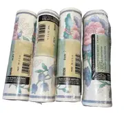Vintage Village Wallpaper Board 6.75” 5Yards 4 Rolls Floral Pre-Pasted NOS