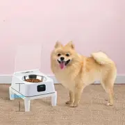Automatic Smart Cat Feeder Bowl Sensitive Open Cover Pet Feeder IR Induction for Small Pet with a 138mm Holder