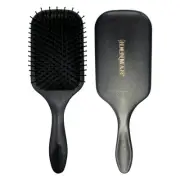 Denman (Black) Large Paddle Cushion Hair Brush for Blow Drying & Detangling - Co