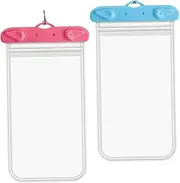 ELAYARD 2pcs Phone Case Pouch for Beach Kayaking Protective Cover for Water Sports Durable Material for Summer Swimming and Outdoor Activities