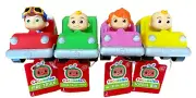 Cocomelon Complete Set Of 4 Mini Little Truck Bus Vehicles TomTom JJ YoYo