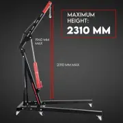2 Ton Hydraulic Engine Crane Folding Hoist Stand Mobile Garage Workshop