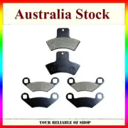 FRONT + REAR Brake Pads for POLARIS ATV 250 Trail Blazer Xplorer 4x4 Magnum 325