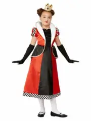 Queen of Hearts Alice in Wonderland Book Week Halloween Girls Costume