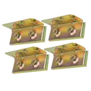 4 Pcs Bed Attachment Bracket Bed Rail Bracket Bed Rail Fittings Fasteners