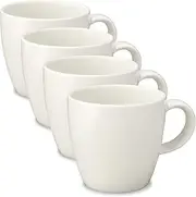 FORLIFE Uni Espresso/Oolong Tea Cup (Set of 4) 3.5 oz. White