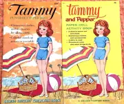 ORIGINAL Vintage Tammy Doll Paper Dolls Two Sets Mint Condition Uncut