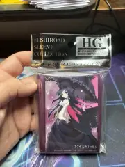 Bushiroad HG vol.1100 Accel World Kuroyukihime Sleeves 60 ct new sealed