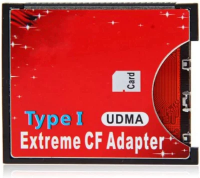 CY SD SDHC SDXC to CF Compact Flash Memory Card Adapter Reader Type I 16/32/64/1