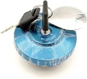 Motorcycle Ignition Switch Seat Gas Cap Cover Lock Key Fit for Honda Shadow VLX 400 VLX600 VT600 400 750 Fit for Steed Magna250 CA250 DDY250(Tank Cap Lock)