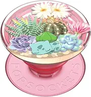 PopSockets Translucent Phone Grip with Expanding Kickstand, PopSockets for Phone - Bulbasaur Terrarium