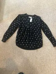 NWT ~ Ann Taylor Loft - Pull Over Print Blouse - Retail $ 59.50 - Small